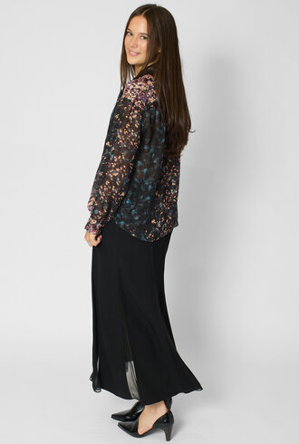 Ulla Johnson  Gesture Silk Blouse Eclipse