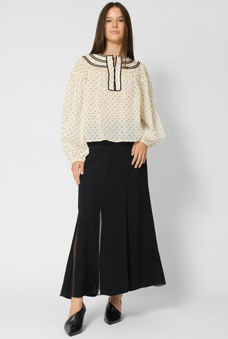 Ulla Johnson Klara Cotton Blouse Blanc