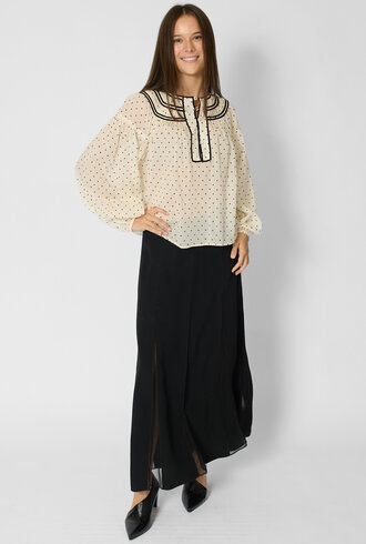 Ulla Johnson Klara Cotton Blouse Blanc
