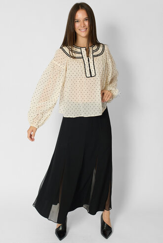 Ulla Johnson Klara Cotton Blouse Blanc