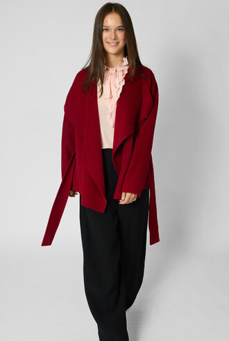 Ulla Johnson Sasha Wool Coat Cerise