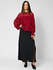 Ulla Johnson Pearl Silk Blouse Cerise