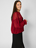 Ulla Johnson Pearl Silk Blouse Cerise