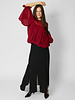 Ulla Johnson Pearl Silk Blouse Cerise