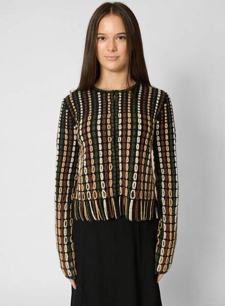 Ulla Johnson Zora Knit Cardigan Noctis