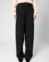 Ulla Johnson Pia Barrel Leg Pants Noir