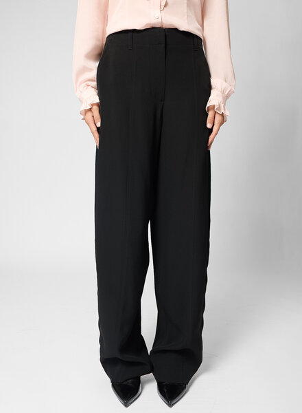 Ulla Johnson Pia Barrel Leg Pants Noir