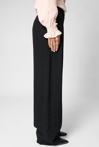 Ulla Johnson Pia Barrel Leg Pants Noir