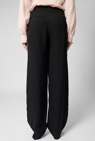 Ulla Johnson Pia Barrel Leg Pants Noir