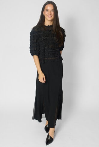 Ulla Johnson Mabel Silk Top Noir