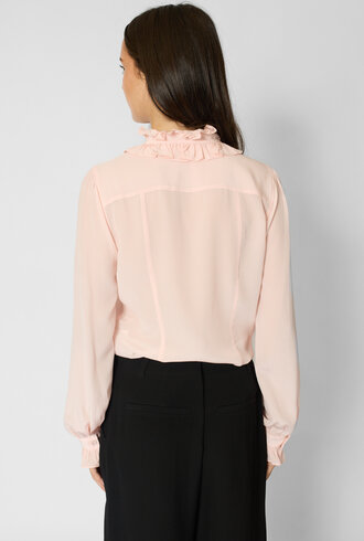 Ulla Johnson  Catroux Silk Blouse Powder