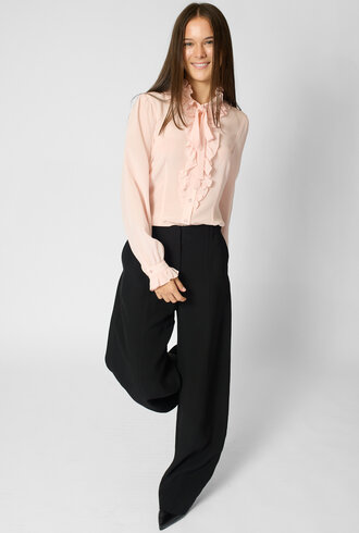 Ulla Johnson  Catroux Silk Blouse Powder