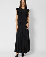 Ulla Johnson Ameline Silk Dress Noir