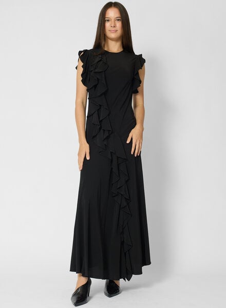 Ulla Johnson Ameline Silk Dress Noir