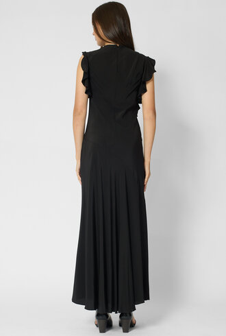 Ulla Johnson Ameline Silk Dress Noir
