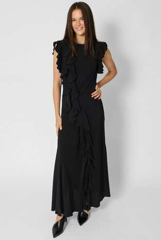Ulla Johnson Ameline Silk Dress Noir