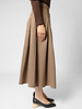 Pomandere Pleated Skirt Gianduia