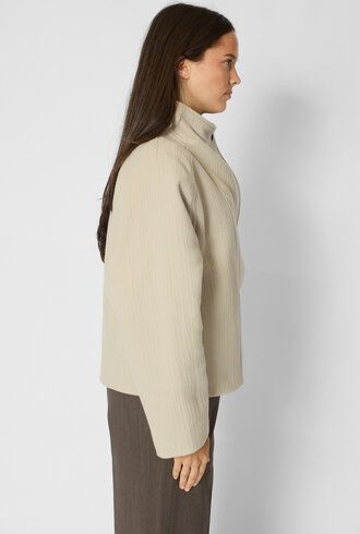 Pomandere Wool and Cashmere Caban Ivory