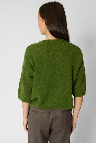 Pomandere Crew Neck Sweater Seaweed Green