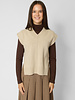 Pomandere Wool And Cashmere Vest Ivory