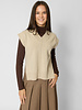 Pomandere Wool And Cashmere Vest Ivory