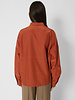 Pomandere Habutai Silk and Cotton shirt Terracotta
