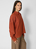Pomandere Habutai Silk and Cotton shirt Terracotta