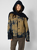 Pomandere  Hooded Scarf Night Blue