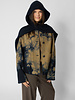 Pomandere  Hooded Scarf Night Blue