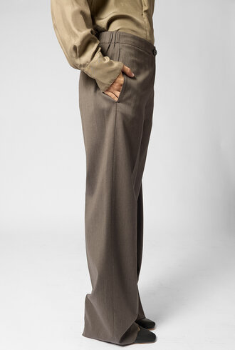 Pomandere Wool Pants Dove Gray