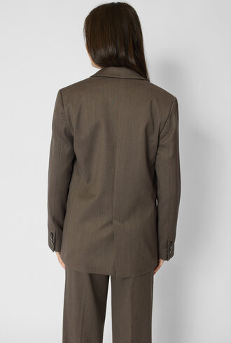 Pomandere Long Jacket Dove Gray