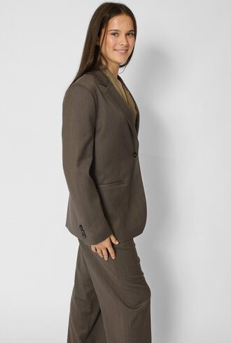 Pomandere Long Jacket Dove Gray