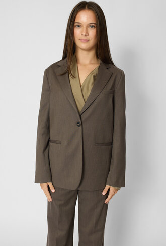 Pomandere Long Jacket Dove Gray