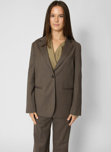 Pomandere Long Jacket Dove Gray