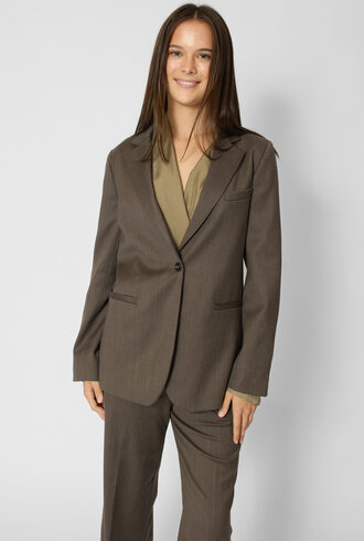 Pomandere Long Jacket Dove Gray