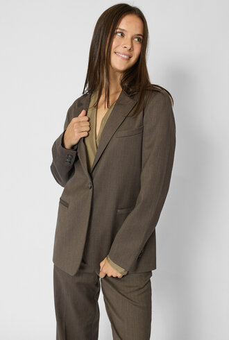 Pomandere Long Jacket Dove Gray