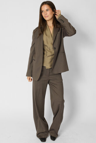 Pomandere Long Jacket Dove Gray