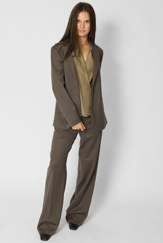 Pomandere Long Jacket Dove Gray