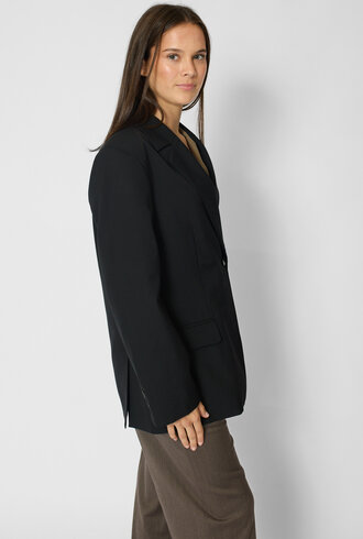 Pomandere Double-Breasted Jacket Black