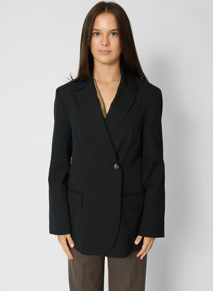 Pomandere Double-Breasted Jacket Black