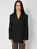 Pomandere Double-Breasted Jacket Black