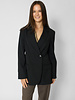 Pomandere Double-Breasted Jacket Black