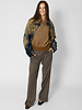 Pomandere Garment-Dyed Wool Cloth Coat Navy