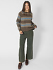 Bsbee Davis Crew Neck Stripe Brown
