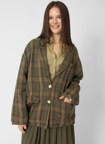 Bsbee Altamon Blazer Military Plaid