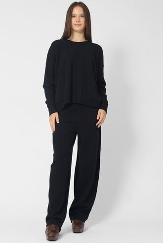 MJW. Cashmere Pullover Black