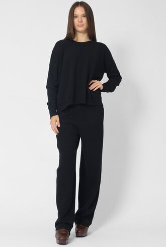 MJW. Cashmere Pullover Black