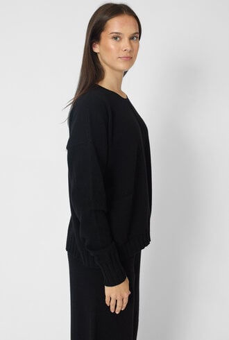 MJW. Cashmere Pullover Black