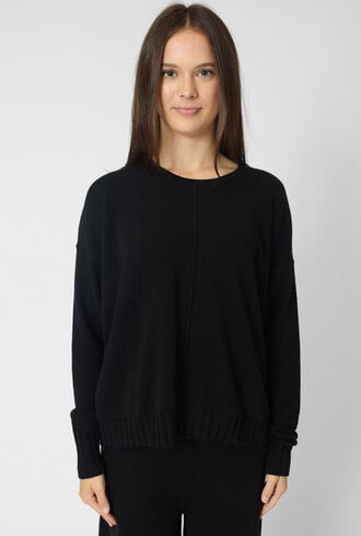 MJW. Cashmere Pullover Black