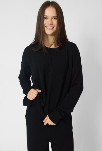 MJW. Cashmere Pullover Black